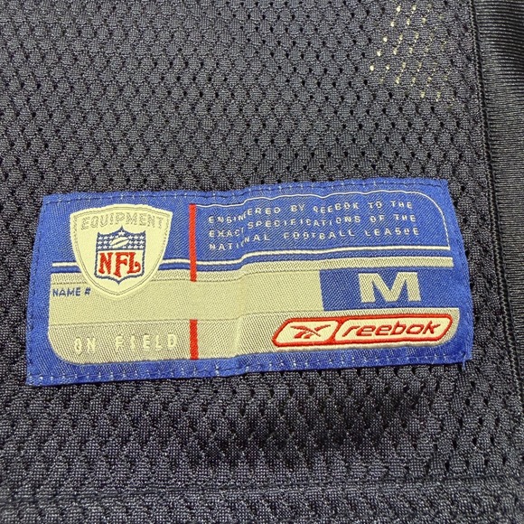 Vintage Reebok Chicago Bears Anthony Thomas #35 NFL Blue Jersey Size Mens Medium - Picture 9 of 16